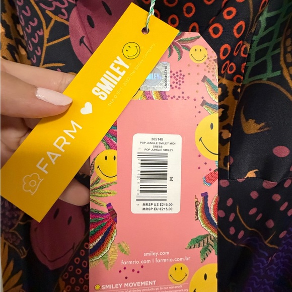 FARM Rio Multicolor Smiley Jungle Dress - Picture 7 of 7